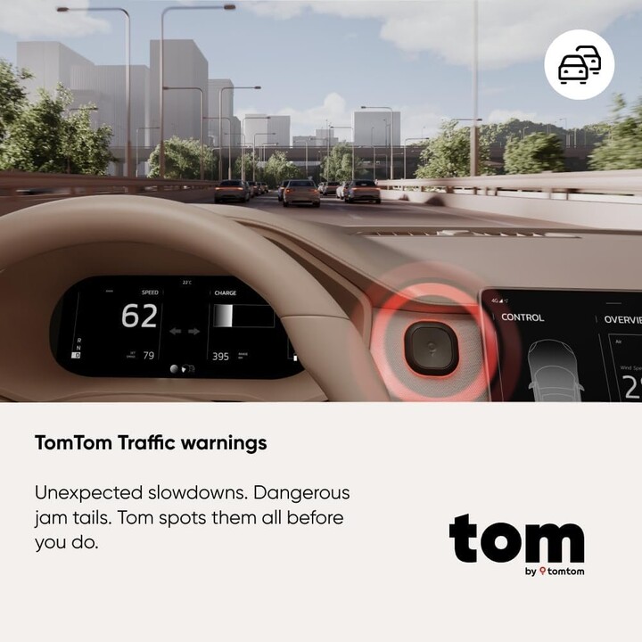 GPS para automóvel Alerta de estrada Tom/1TA0.002.00 Tomtom