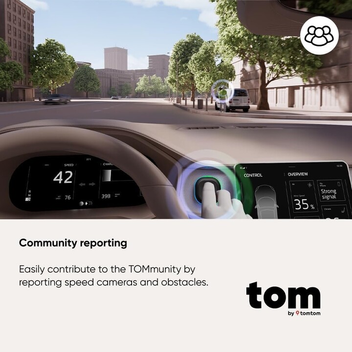 GPS para automóvel Alerta de estrada Tom/1TA0.002.00 Tomtom