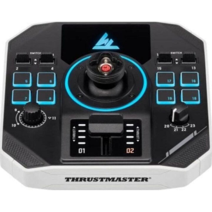 Palanca de vuelo Thrustmaster Sol-R 1 44 botones programables 3 ejes analógicos LED PC USB C
