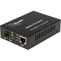 Conversor multimédia Allnet ALL-MC109-SFP+ 10GBase-T RJ45 para 10G SFP+