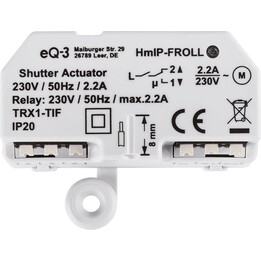 Atuador de persiana de rolo Homematic IP - Montagem embutida