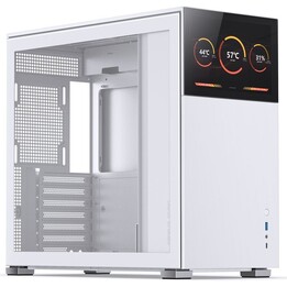 Jonsbo D41 STD WHITE SC Custodia ATX bianca 205x392x440mm 35.4L acciaio 3x2.5" 2x3.5"