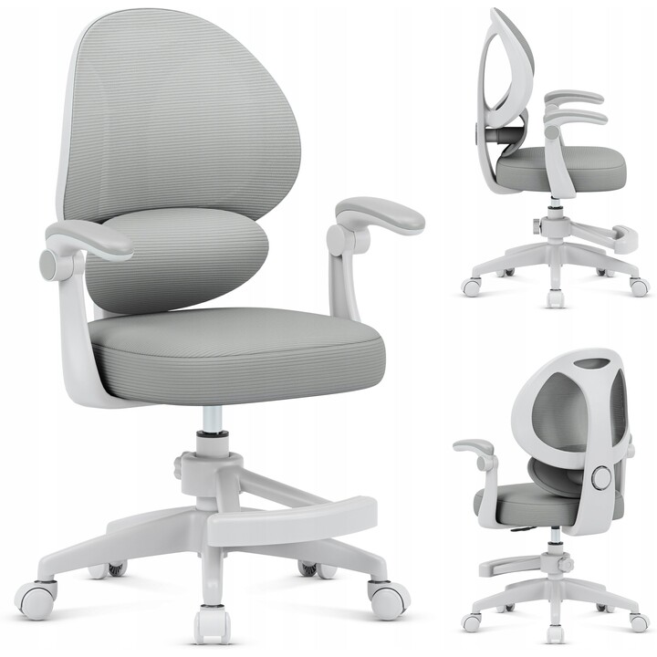 Mark Adler MA-JUNIOR 4.6 GRIGIO sedia girevole ergonomica per bambini con sedile regolabile grigio