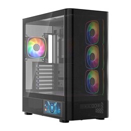 MODECOM Volcano AQ400 ARGB Midi Computer Case Nero