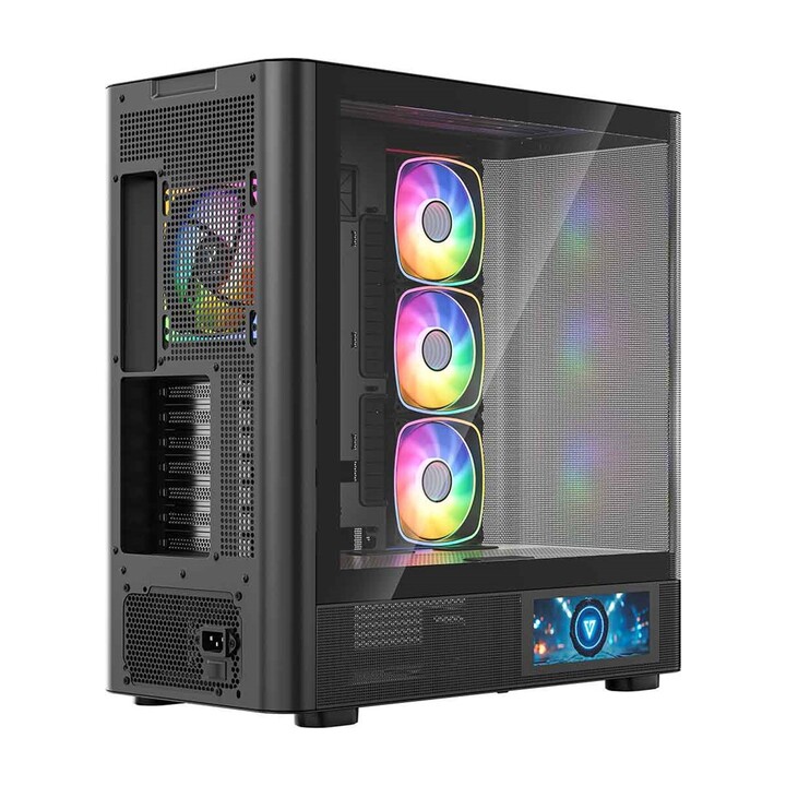 MODECOM Volcano AQ400 ARGB Midi Computer Case Black