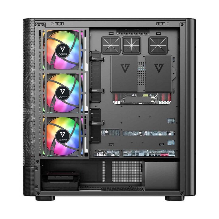 MODECOM Computer Case Volcano AQ400 ARGB Midi Noir