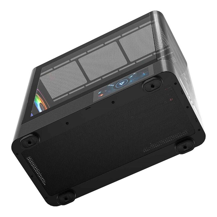 Computergehäuse MODECOM Volcano AQ400 ARGB Midi Schwarz
