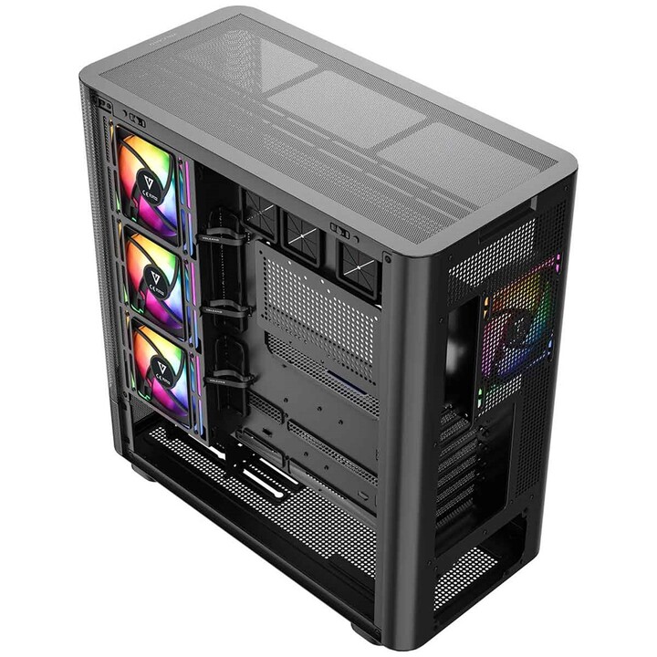 MODECOM Volcano AQ400 ARGB Midi Computer Case Nero