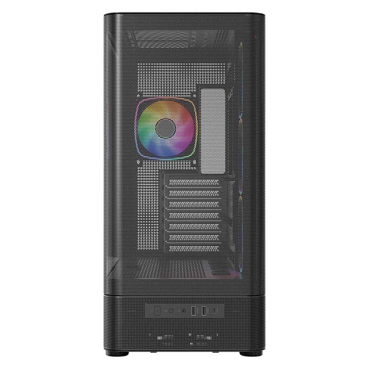 MODECOM Volcano AQ400 ARGB Midi Computer Case Black