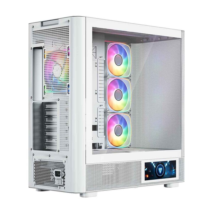 MODECOM Volcano AQ400 ARGB Midi Computer Case White