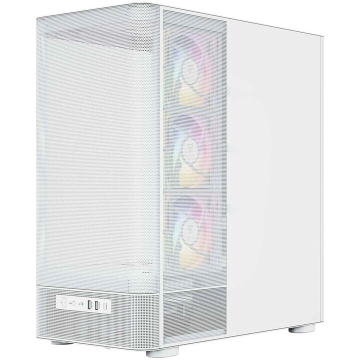 MODECOM Volcano AQ400 ARGB Midi Computer Case White