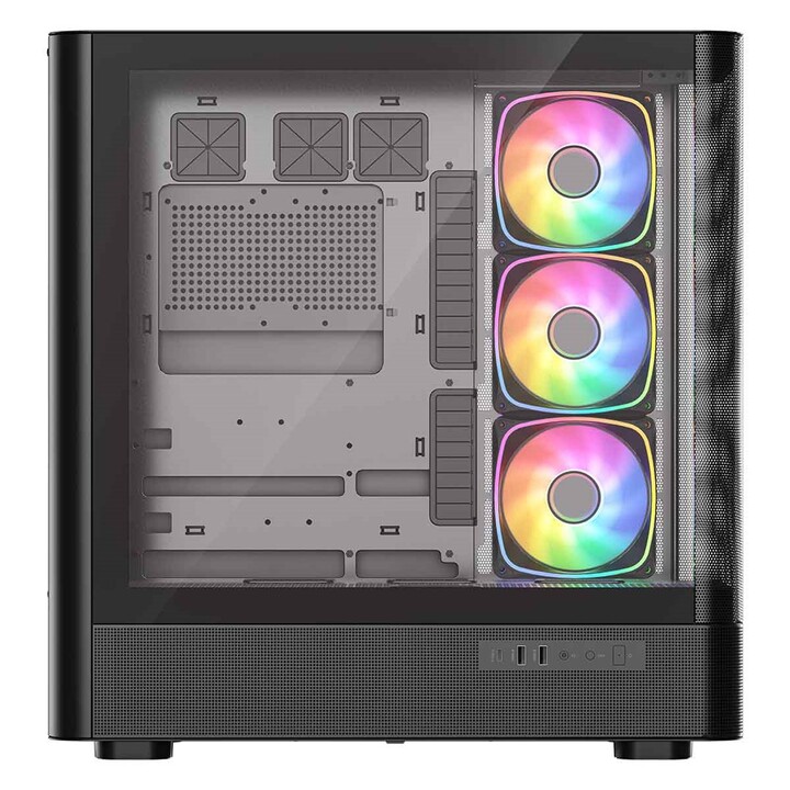 MODECOM Volcano AQ500 ARGB Midi Computer Case Black