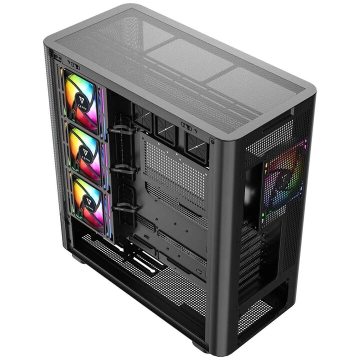 MODECOM Volcano AQ500 ARGB Midi Computer Case Black