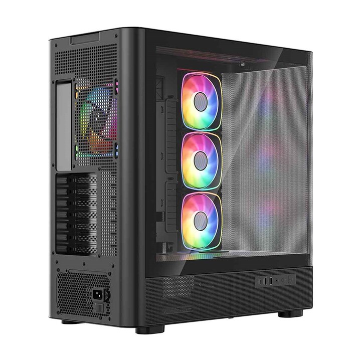 MODECOM Volcano AQ500 ARGB Midi Computer Case Nero