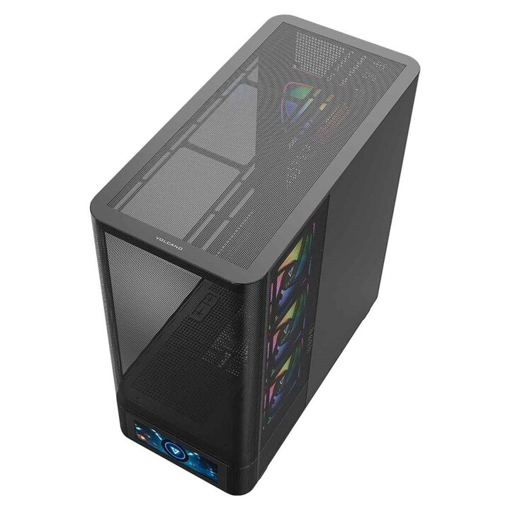 MODECOM Volcano AQ500 ARGB Midi Computer Case Nero