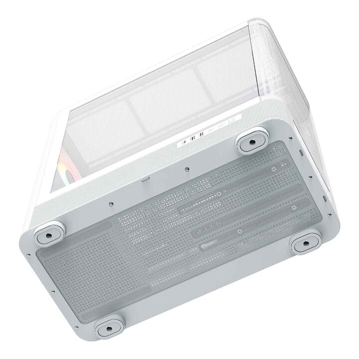 MODECOM Volcano AQ500 ARGB Midi Case per computer bianco