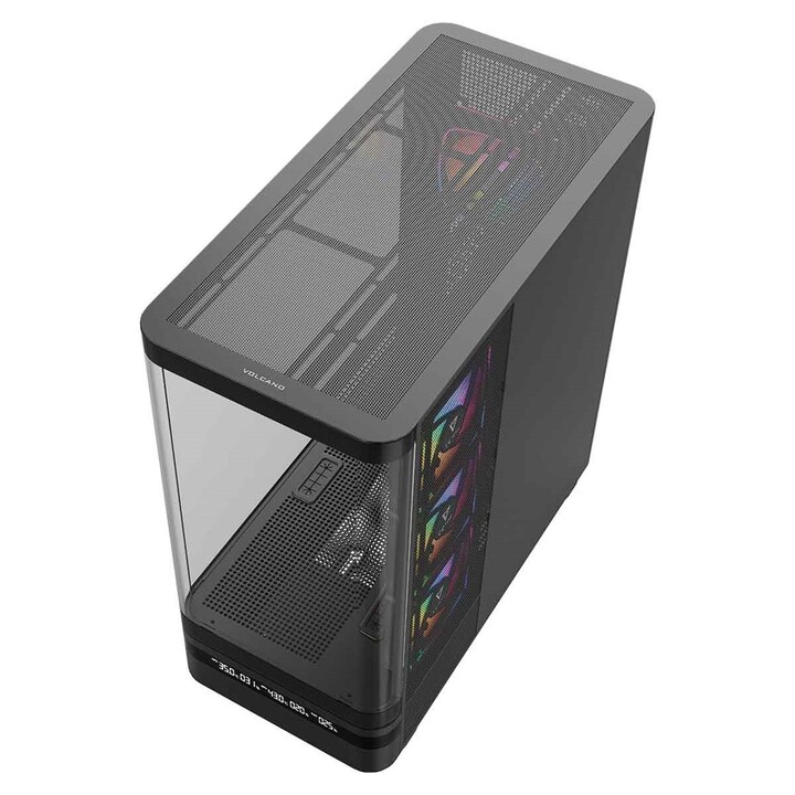 MODECOM Volcano AQ200 ARGB Midi Computer Case Black