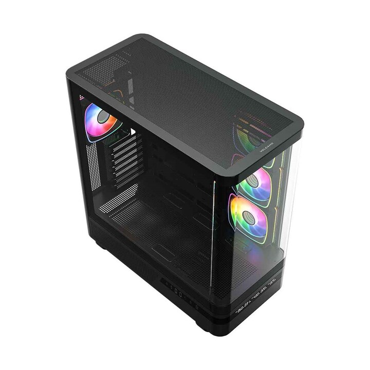 Computergehäuse MODECOM Volcano AQ200 ARGB Midi Schwarz