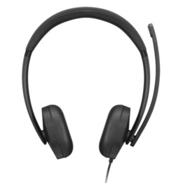 Lenovo - Auricular VoIP 5000 con cable para oficina/centro de llamadas, USB tipo C, negro