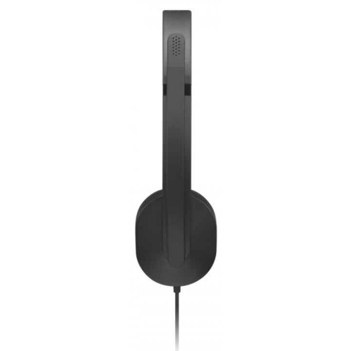 Lenovo - Cuffia VoIP 5000 con cavo per ufficio/centro chiamate, USB Type-C, nero