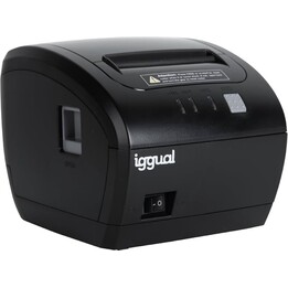 Iggual TP EASY IGG319321 80mm impresora térmica TPV 230mm/s 203x203dpi USB WiFi auto-cortadora montaje en pared negro