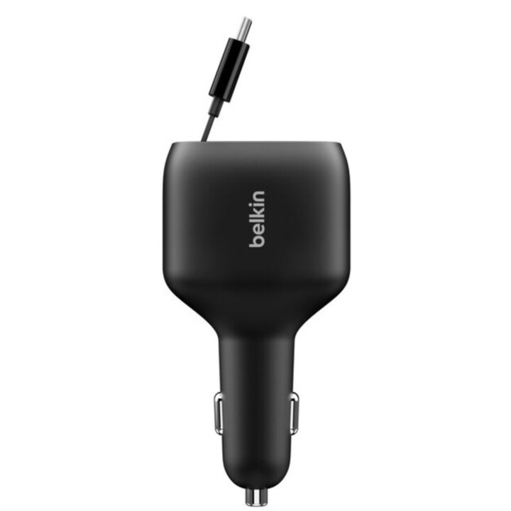 Belkin - Caricabatterie universale per auto BoostCharge, nero, ricarica rapida da accendisigari