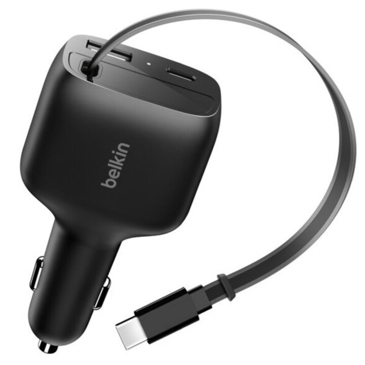 Belkin - Caricabatterie universale per auto BoostCharge, nero, ricarica rapida da accendisigari
