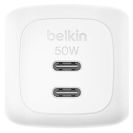 Belkin - WCH019kqWH Universal White AC Power Fast Charging Indoor