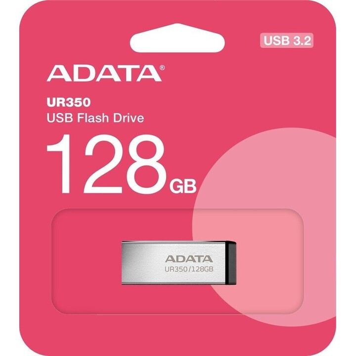 Memoria USB Adata UR350 USB3.2 Gen1 Metal Negro