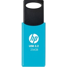 HP 712w 256GB USB 3.2 Gen 1 Flash Drive, 120MB/s, Slide, Blue