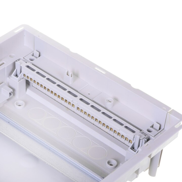 PLASTIC INSTALLATION ENCLOSURE WITH METAL DOOR, FLUSH-MOUNTED, IP40, 5 ROWS, 60 NOARK PM MODULES
