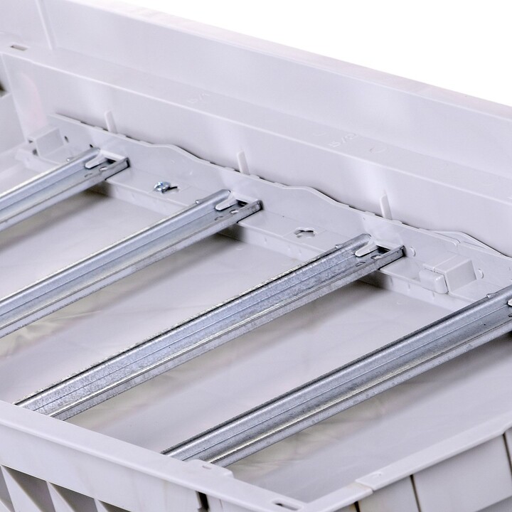 PLASTIC INSTALLATION ENCLOSURE WITH METAL DOOR, FLUSH-MOUNTED, IP40, 5 ROWS, 60 NOARK PM MODULES