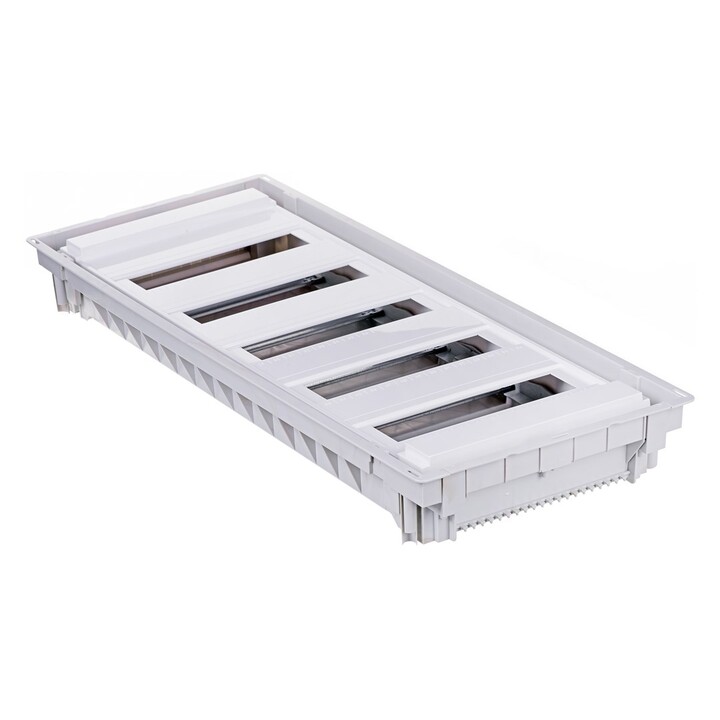 PLASTIC INSTALLATION ENCLOSURE WITH METAL DOOR, FLUSH-MOUNTED, IP40, 5 ROWS, 60 NOARK PM MODULES