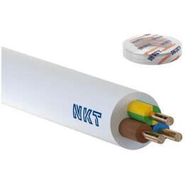 Câble d´installation rond YDY 3X 2,5 YE WH Fil 450