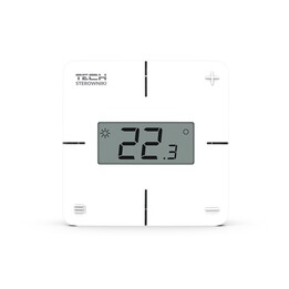 Wireless room controller mechanical white R-8X
