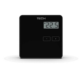 TECH STEROWNIKI ST-294 V1 regolatore ambiente cablato bistabile nero