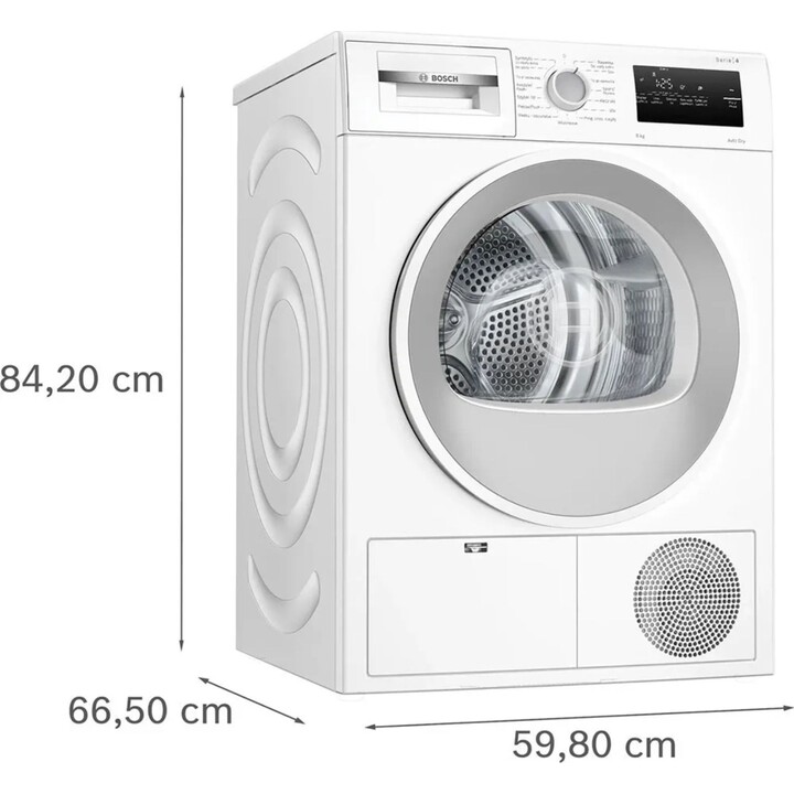 Bosch WTH86277PL Wärmepumpentrockner 8 kg Weiß