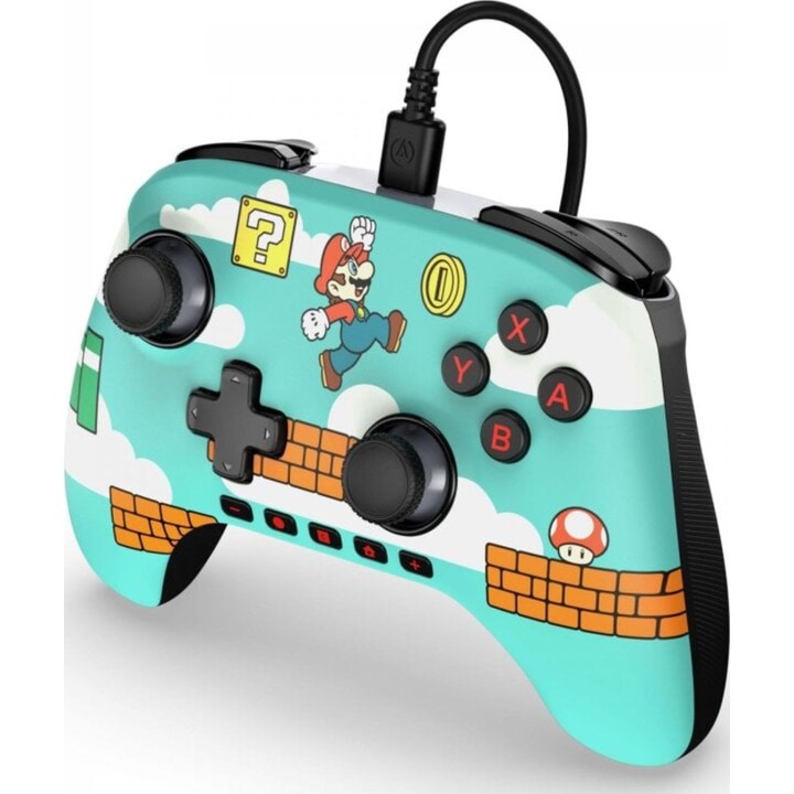 PowerA Advantage Wired Controller for Nintendo Switch 2 - Green Mario Time