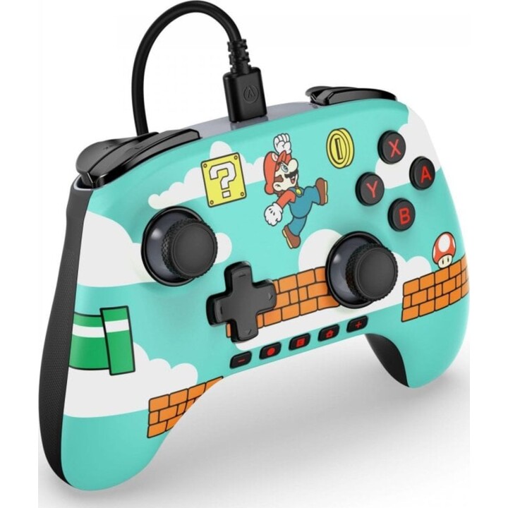 PowerA Advantage Wired Controller for Nintendo Switch 2 - Green Mario Time