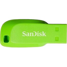 SanDisk Cruzer Blade 32GB USB Flash Drive, Green