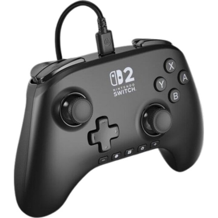 Manette PowerA Advantage pour Nintendo Switch 2, câble USB 3 m, noir, boutons programmables