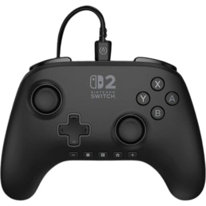 Manette PowerA Advantage pour Nintendo Switch 2, câble USB 3 m, noir, boutons programmables