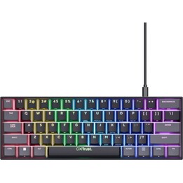 Trust GXT 867 Acira Mechanische Tastatur, ES Layout, RGB Hintergrundbeleuchtung, 60%