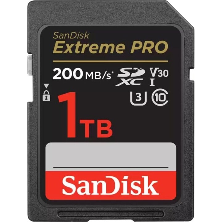 Carte mémoire SanDisk Extreme Pro SDXC 1TB UHS-I U3 V30 Class 10