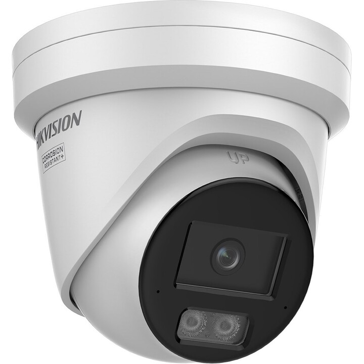 Hikvision DS-2CD2387G3-LIS2UY/SRB 8MP ColorVu turret camera 4K 3840x2160 30fps 2.8mm lens WDR 130dB hybrid light