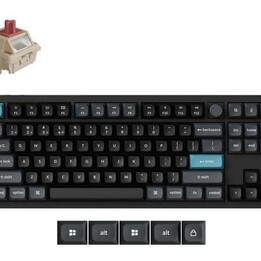 Keychron Q3U-M1 4894979049841 75% tastiera mech wireless 8K ZMK RGB guarnizione Interruttori rossi