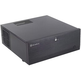 SilverStone SST-GD07B HTPC-Gehäuse E-ATX 11-Laufwerksschächte 345mm GPU abschließbare Tür USB3.0