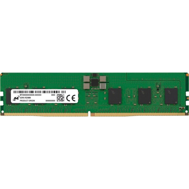 Micron 16GB DDR5-6400 RDIMM 1Rx8 288 patillas PC5-51200 CL52 ECC Registrada