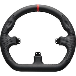 Asetek SimSports GT Llanta De Cuero Negro