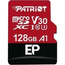 Patriot PEF128GEP31MCX 128GB UHS-I Class 10 U3 V30 High Speed ​​microSD Card